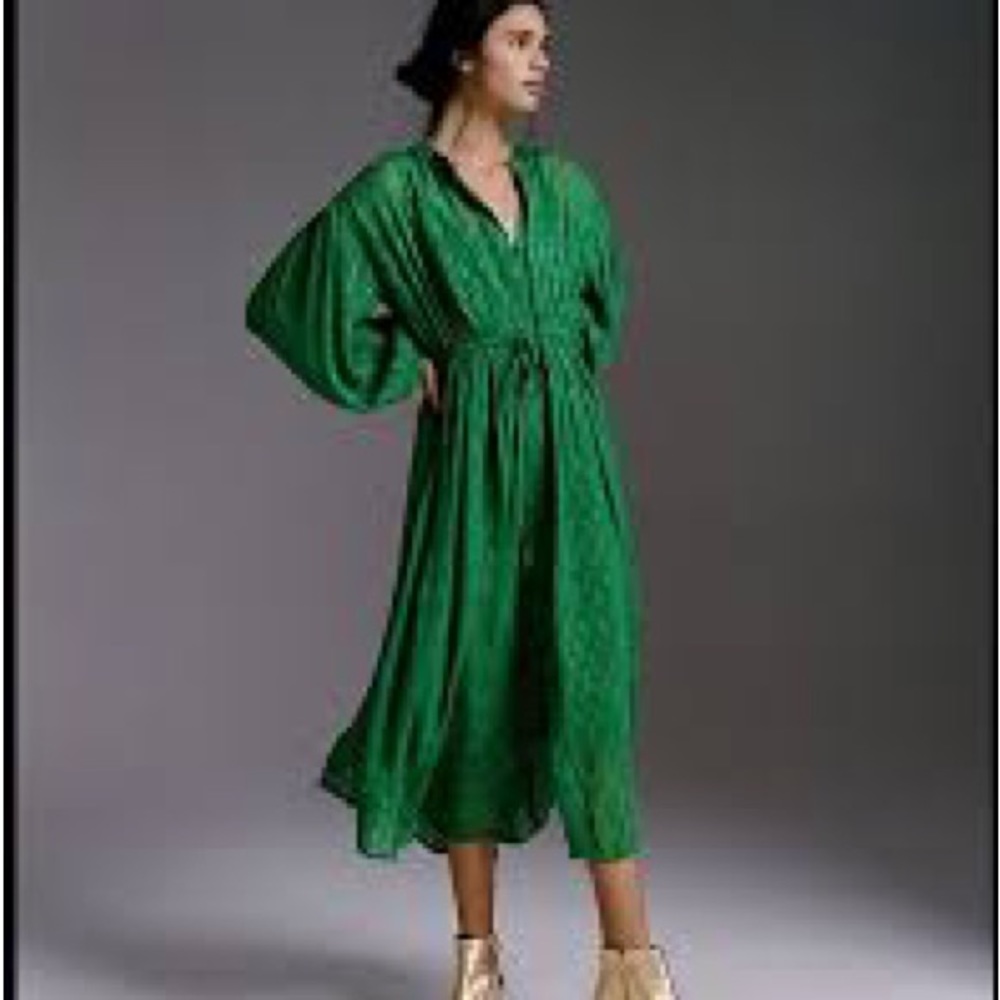 Anthropologie Allene Shimmer Dress